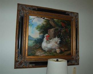 Chicken paintings 
