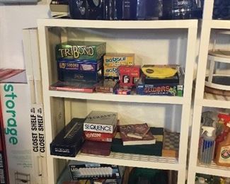 KITCHEN APPLIANCES, BOARD GAMES