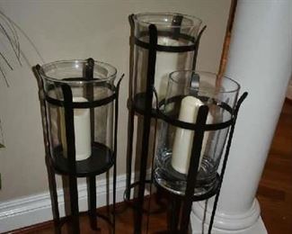 LARGE CANDLE HOLDERS