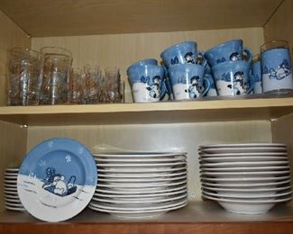 SNOWMAN DISHES