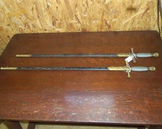 Awesome 1800's Fraternal Knights of Pythias Swords