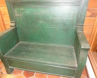 ANTIQUE WOOD BENCH