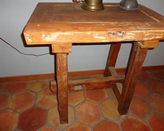 ANTIQUE CHURCH DOOR TABLE