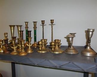 LOTS OF CANDLE STICK HOLDERS