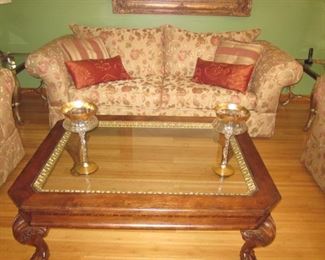 Macy's Living Room Sleeper Sofa and Two Oversized Chairs