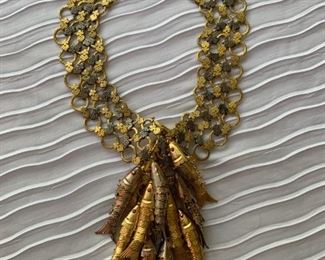 Fun costume jewelry - statement necklace purchased in Paris.