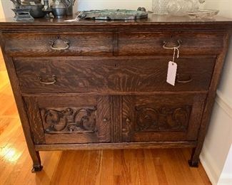 Beautiful antique dresser or storage.