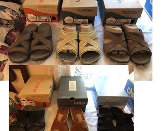 Ladies Shoes Size 7-71/2 , Merrill’s, Born, Easy Spirit, Skechers, Clark’s