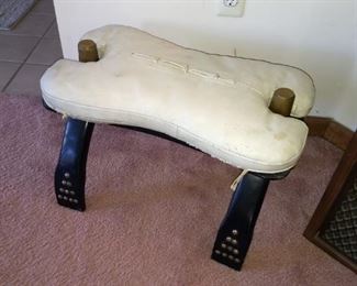 1950s camel stool