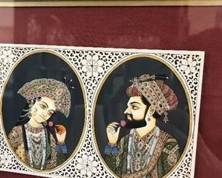 Indian Mughal gorgeous painting