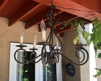 Outdoor chandelier
