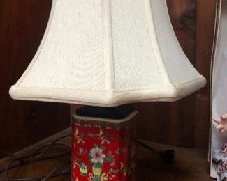 Chinese red lamp 1910-1920 maybe ching