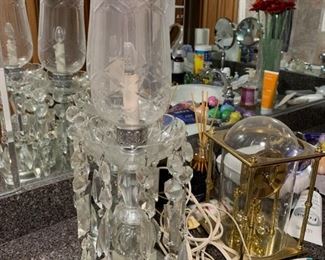 glass pair lamps