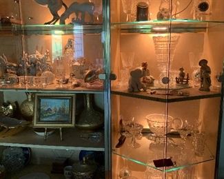 nice collection of glass