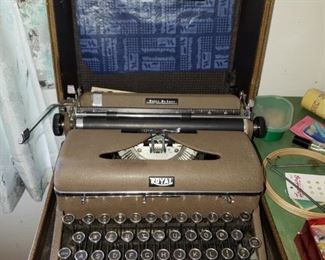 Quiet Touch Royal typewriter, circa 1940's -1950's