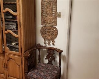Antique sword chair