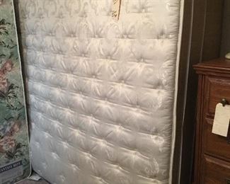 King size mattress/box spring and tufted head and foot boards
