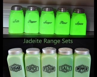 Vintage Jadeite Shakers