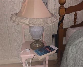 Antique table lamps..
