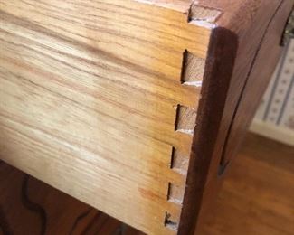 Dovetail joints...this isn't IKEA!