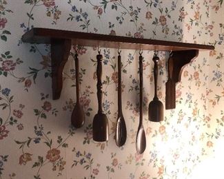 Nice antique utensil rack..