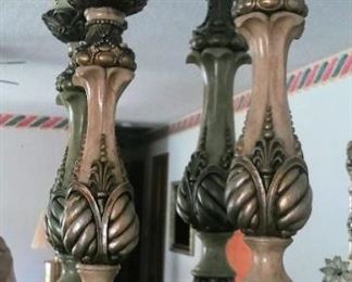 ornate candle holders