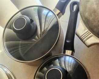 Ultrex II stainless steel sauce pans