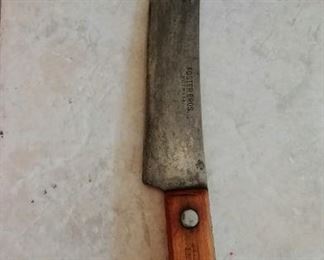 vintage Foster Brothers chef's knife