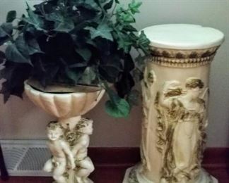 planter & pedestal...