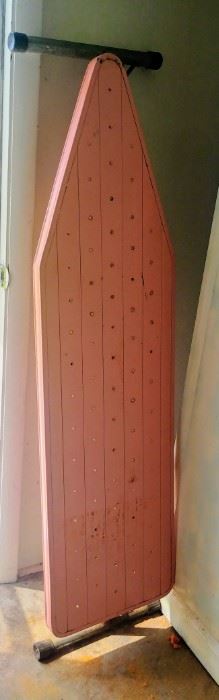 retro pink ironing board