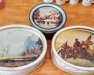 Currier & Ives tins