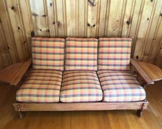 MidCentury Wooden Couch  https://ctbids.com/#!/description/share/181441