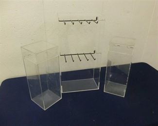 Clear Plastic Shelf and Display Cases