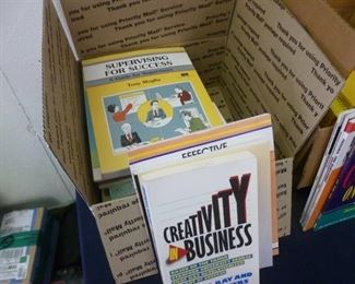 Business Mgt. Books 3 boxes