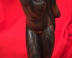 Wooden Hand Carved Lady 