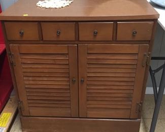 Eastlake Style Wooden Cabinet