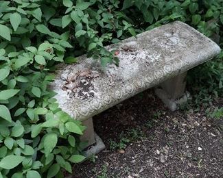 cement bench