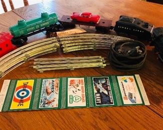 Complete Lionel Train Set with Billboard Cards