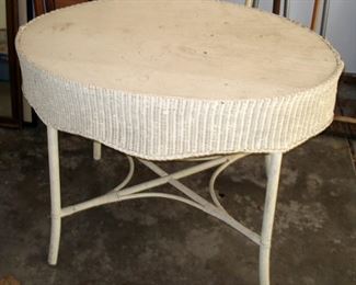 Antique Wicker Table