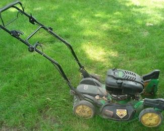 Working Lawn Mower