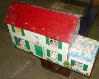 Vintage Metal Dollhouse