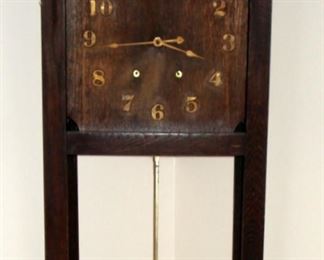 Mission Style Floor Clock