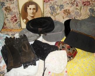 Vintage Hats, Gloves & Aprons