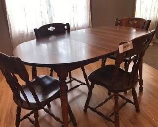 Table and Four Chairs