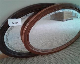Two Oval Mirrors