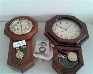 Two Wind Up Clocks