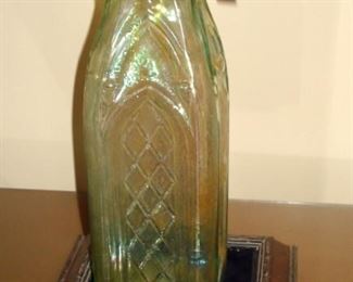 Large Antique Cathedral Bottle