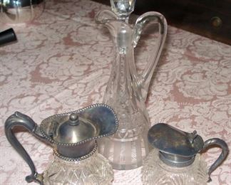 Antique Cruets & Syrups