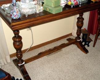 Antique Walnut Sofa Table