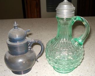 Antique Syrup Pitchers